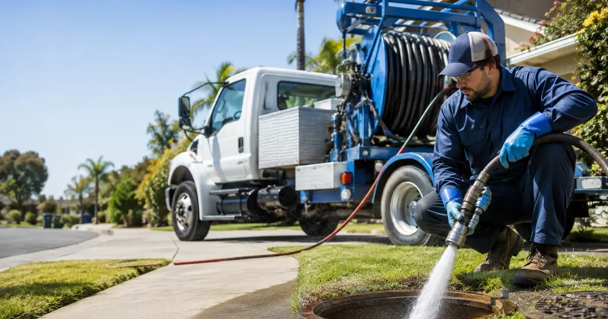 Hydro jet sewer cleaning Dulzura