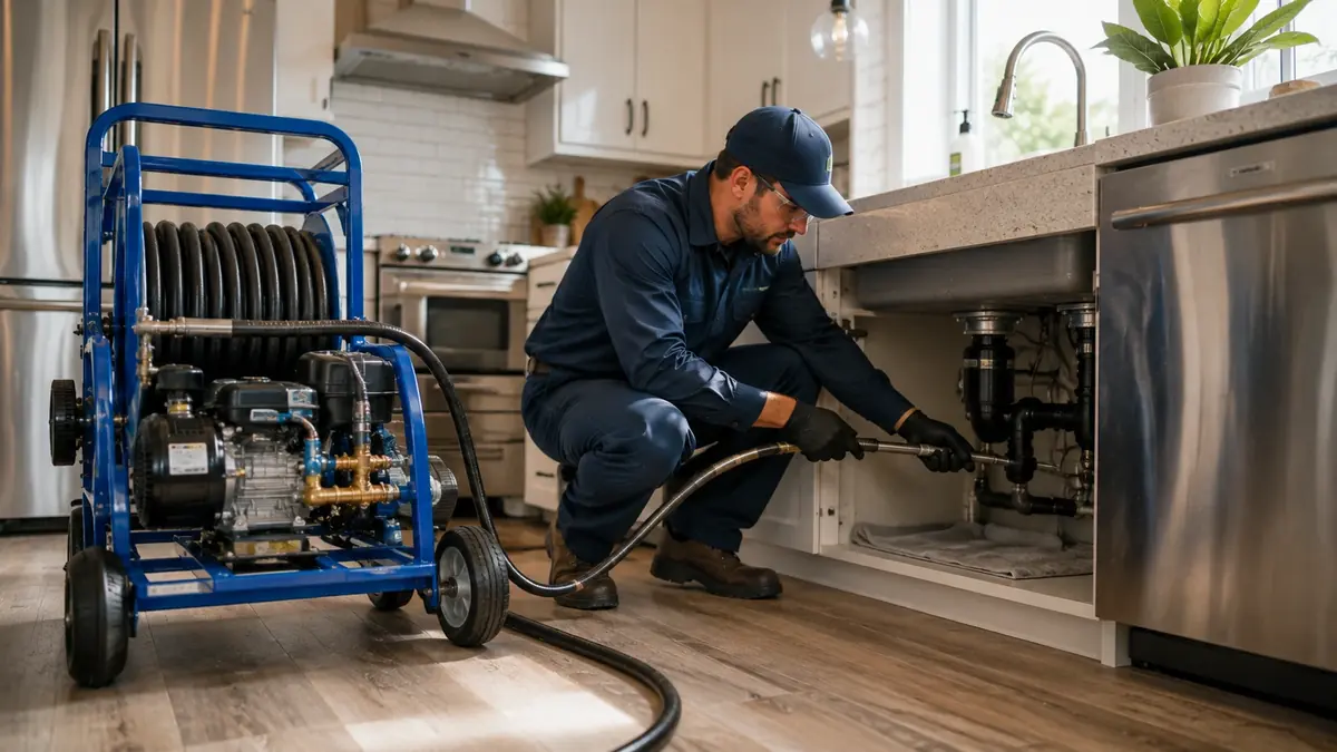 Kitchen Drain Hydro Jetting in Dulzura