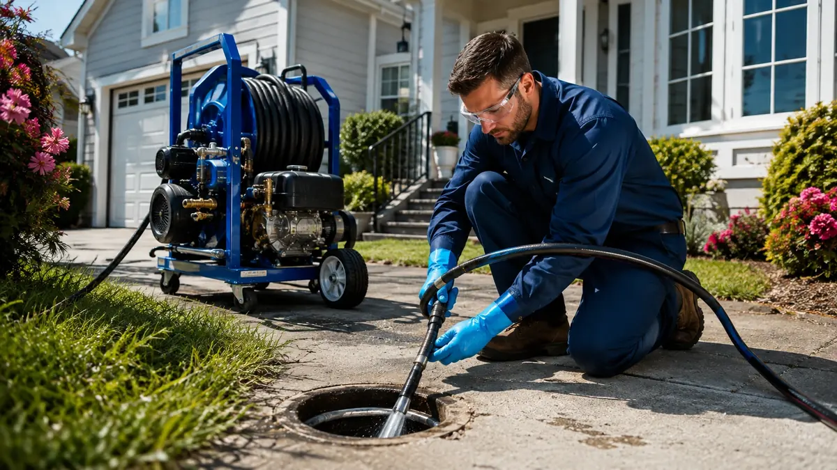 Residential Hydro Jet Drain Cleaning in Dulzura